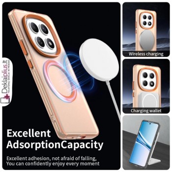 Smūgiams atsparus dėklas su magsafe - oranžinis (Xiaomi Redmi Note 15 5G/4G/Poco M8 5G) Smūgiams atsparus dėklas su magsafe - oranžinis (Xiaomi Redmi Note 15 5G/4G/Poco M8 5G)